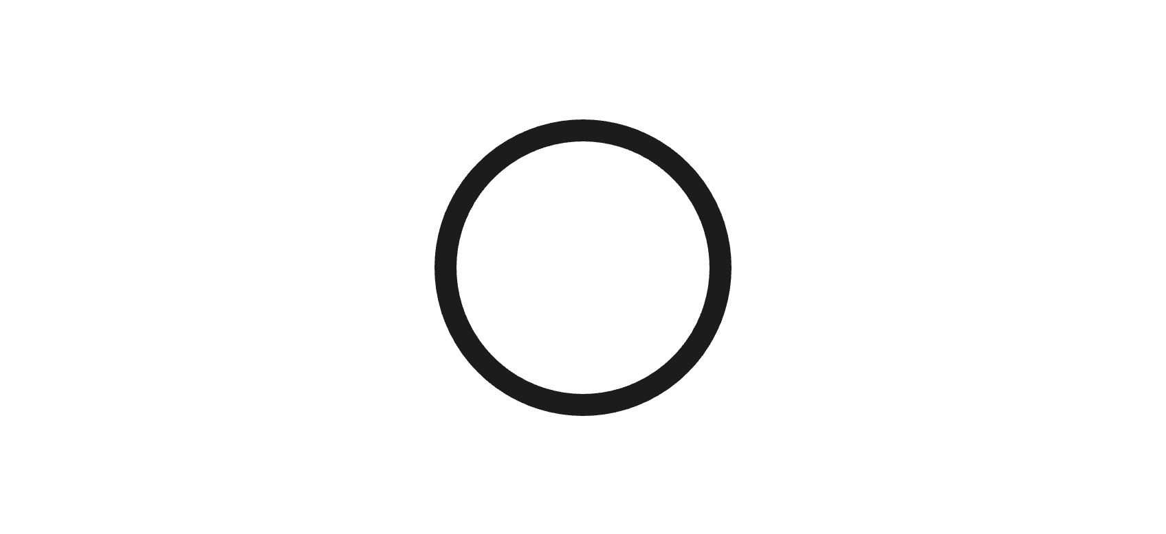 The Sendible loops mark drawing itself: the layered loops forming in sequence on a white field, looping.